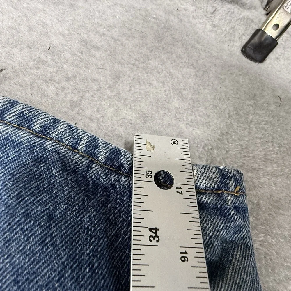 LL Bean Double L‎ Natural Fit Flannel Lined Jeans Mens 34x36 Blue Light Wash